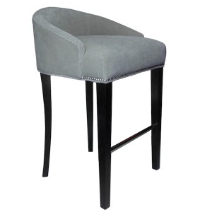 Round back bar stool handmade in London.