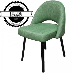 Custom dining chair for dining room furniture.