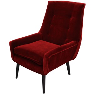 The Palma Armchair has a vintage chair design.