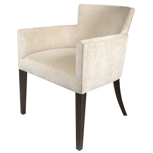 Upholstered desk chair handcrafted by Origins Design.