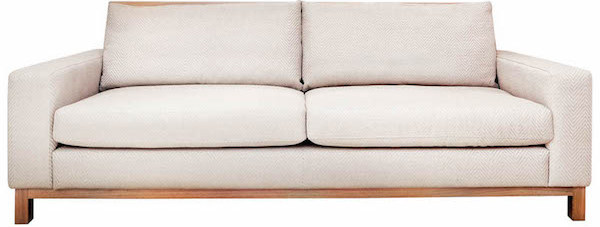 The Naples sofa is crafted in Britain.