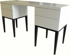 Dressing room table handmade by Origins Design.