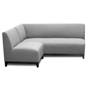 Banquette sofa with separate chaise section.