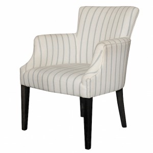 Upholstered dining chairs by Origins Design.