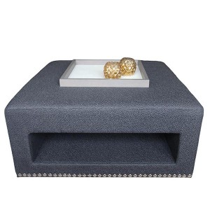 Ottoman and coffee table for living room.