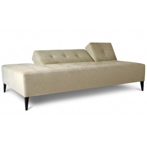Modern sofa design and ottoman.